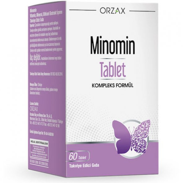 Minomin 60 Tablet ürün görseli 1