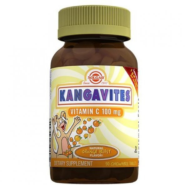 Solgar Kangavites Chewable Vitamin C 100 mg 90 Tablet ürün görseli 1