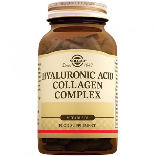 Solgar Hyaluronic Acid Collagen Complex 30 Tablet ürün görseli 1