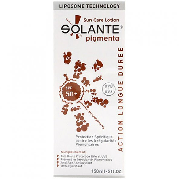 Solante Pigmenta Lekeli Ciltler Güneş Losyonu Spf 50+ 150 ml ürün görseli 1