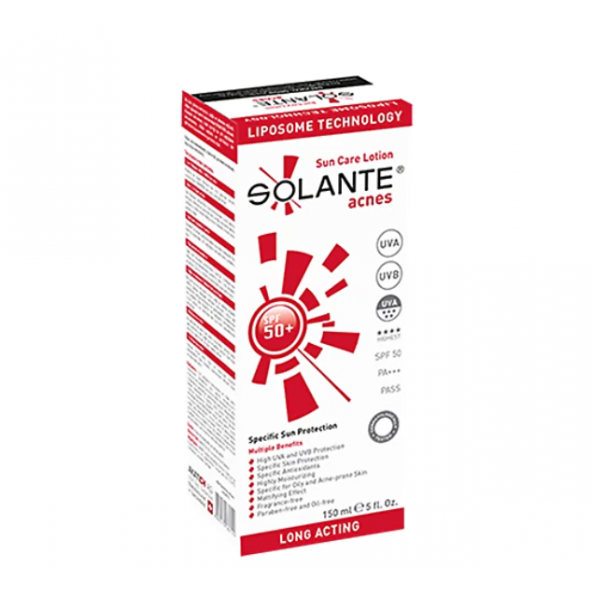 Solante Acnes Losyon SPF50 150 ml ürün görseli 1