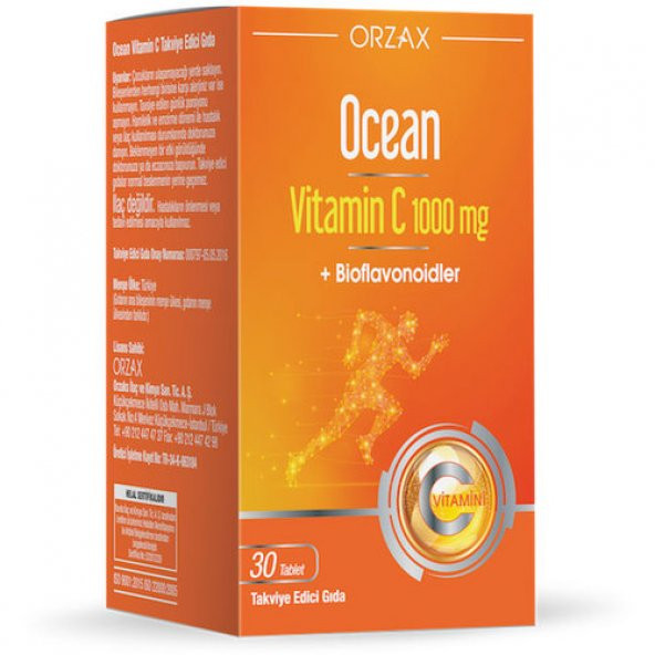 Ocean Vitamin C 1000 mg 30 Tablet ürün görseli 1