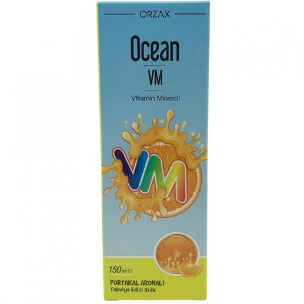 Ocean Vitamin Mineral VM Şurup Portakal Konsantreli 150 ml ürün görseli 1
