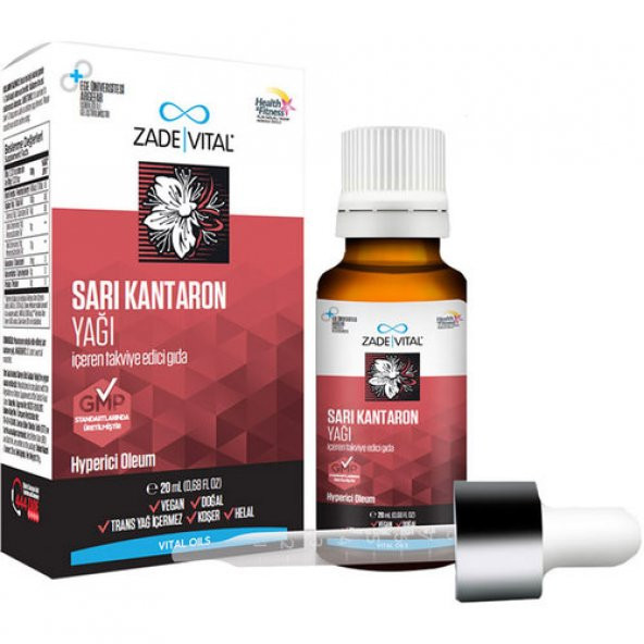 Zade Vital Sarı Kantaron Yağı 20 ml ürün görseli 1