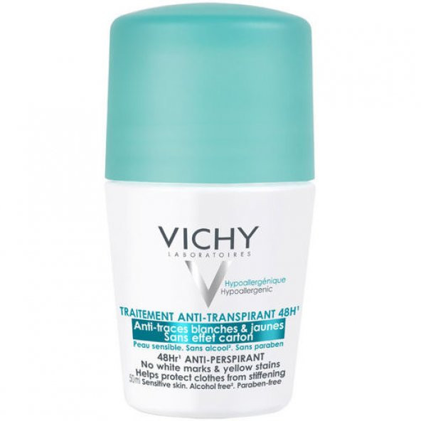 Vichy Terleme Karşıtı İz Bırakmayan Deodorant 50 ml ürün görseli 1