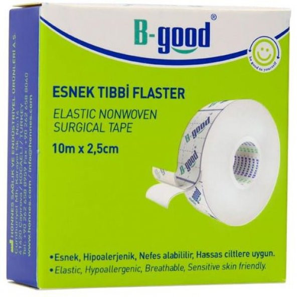 B-Good Fix Esnek NW Flaster 10m x 2,5cm ürün görseli 1
