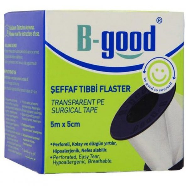 B Good Seffaf Pe Flaster 5m x 5cm ürün görseli 1