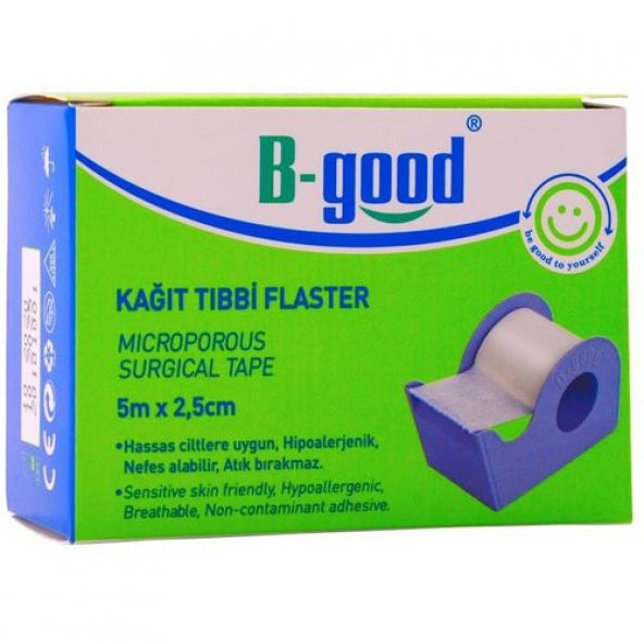 B-Good Kağıt Tıbbi Flaster 5m x 2,5cm ürün görseli 1