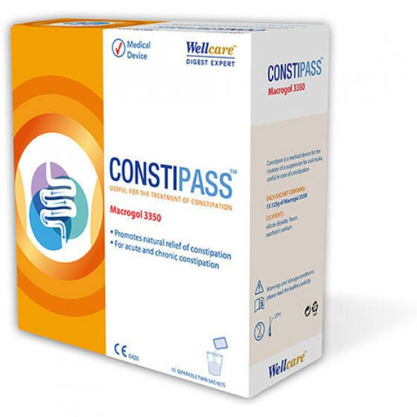 Wellcare Constipass Macrogol 3350 10 Sase ürün görseli 1