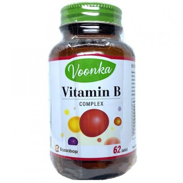 Voonka Vitamin B Complex 62 Tablet ürün görseli 1