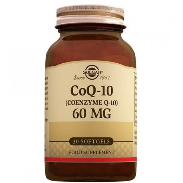 Solgar Coenzyme Q10 60 mg 30 Kapsül ürün görseli 1
