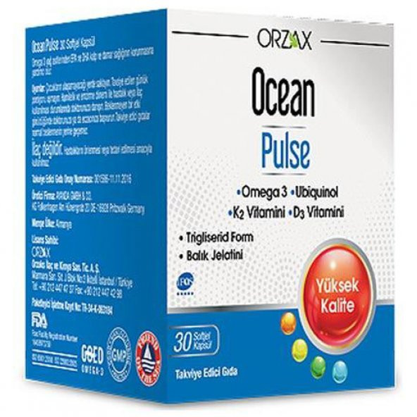 Ocean Pulse 30 Kapsül ürün görseli 1