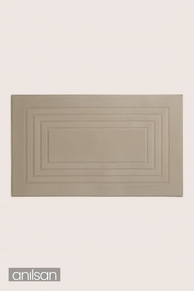 Alora %100 Pamuk Ayak Havlusu - Vizon 60x130, 690 Gr ürün görseli 1