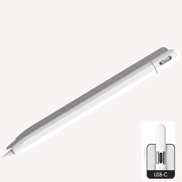 PTTAVM: Apple Pencil USB-C için Uyumlu Koruyucu Esnek Silikon