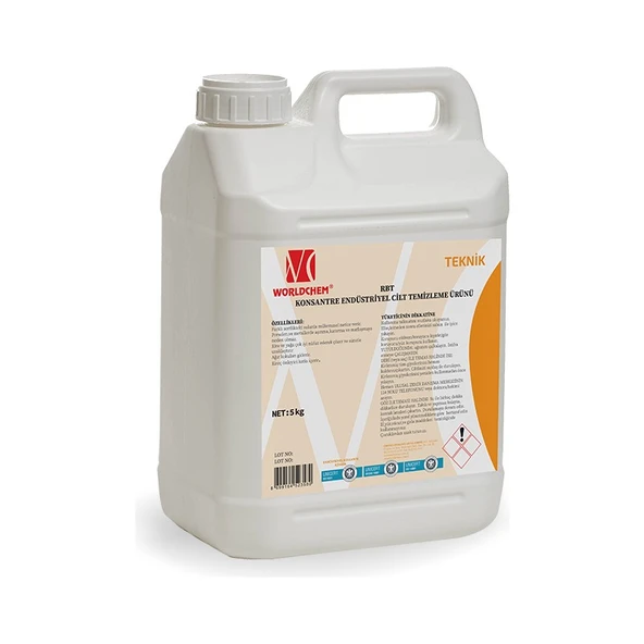 Worldchem RBT100 Konsantre Endüstriyel Cilt Temizleme Ürünü 5 kg ürün görseli 1