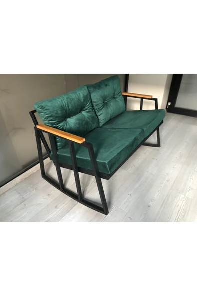 adımshops 2'li Sallanan Sandalye Tv Koltuğu Kafe-balkon-mutfak-berjer-ofis Sallanır Çiftli Koltuk ürün görseli 1