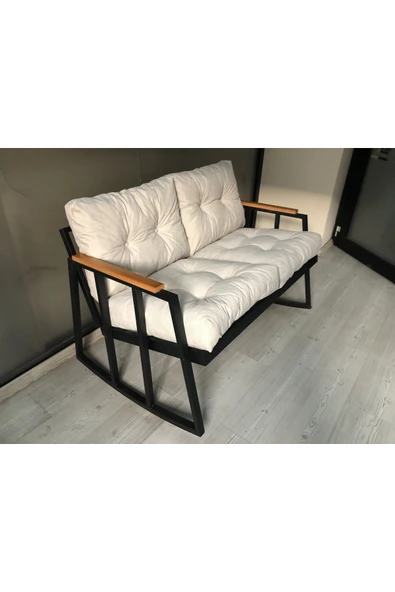 adımshops 2'li Sallanan Sandalye Tv Koltuğu Kafe-balkon-mutfak-berjer-ofis Sallanır Çiftli Koltuk Miami ürün görseli 1