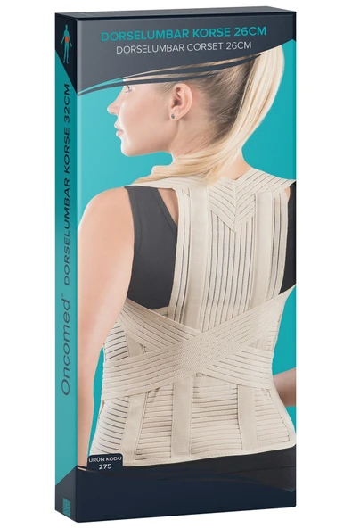 Oncomed Dorselumbar Korse 26 cm No: 1 ürün görseli 1