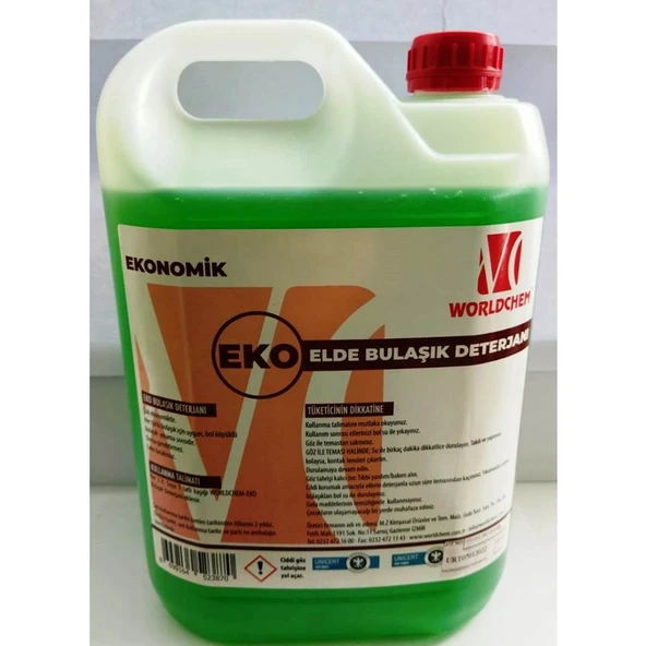 Worldchem Eko Bulaşık Deterjanı  5 Litre ürün görseli 1