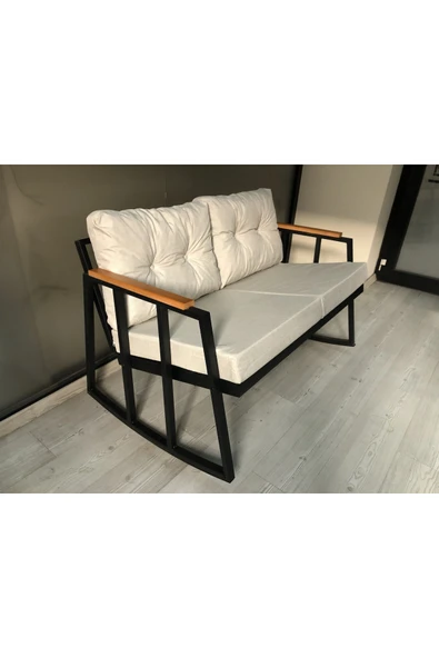 adımshops 2'li Sallanan Sandalye Tv Koltuğu Kafe-balkon-mutfak-berjer-ofis Sallanır Çiftli Koltuk ürün görseli 1