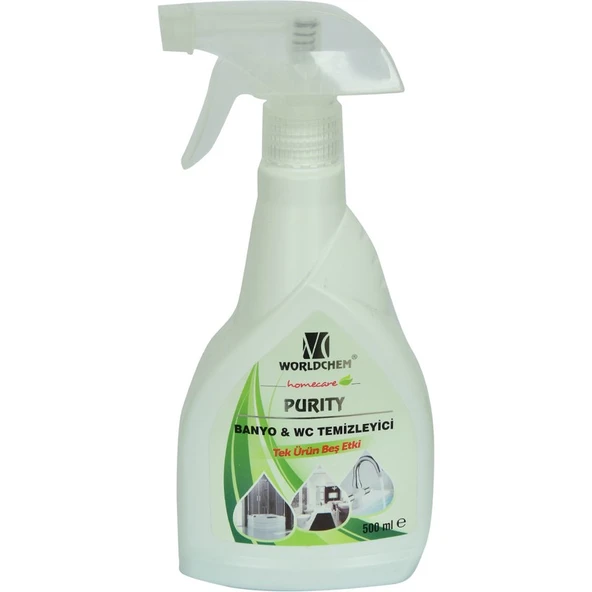 Purity Banyo ve Wc Temizleyici 5 Etki Sprey Şişe 500 ml ürün görseli 1