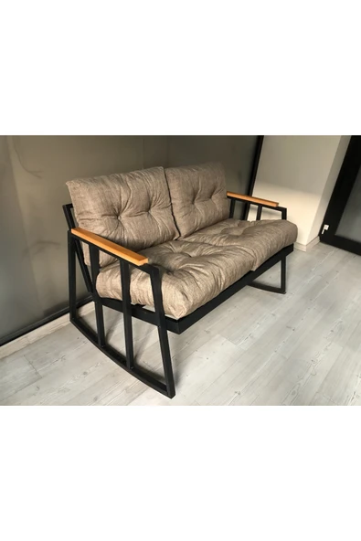 adımshops 2'li Sallanan Sandalye Tv Koltuğu Kafe-balkon-mutfak-berjer-ofis Sallanır Çiftli Koltuk Miami ürün görseli 1