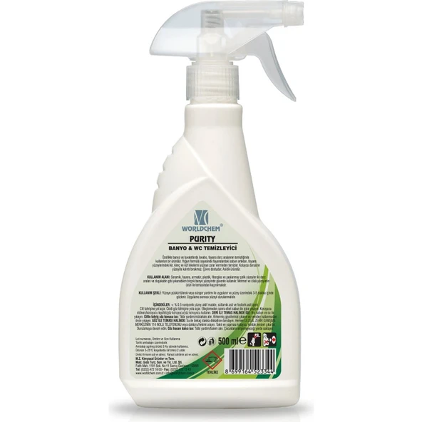 Worldchem Purity - Banyo&WC Temizleyici - Resim 2