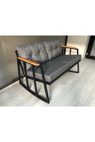 adımshops 2'li Sallanan Sandalye Tv Koltuğu Kafe-balkon-mutfak-berjer-ofis Sallanır Çiftli Koltuk ürün görseli 1