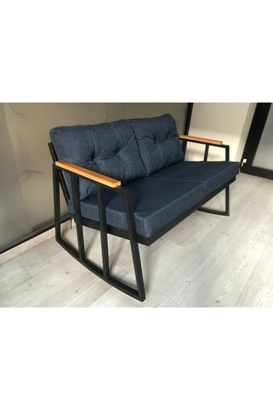 adımshops 2'li Sallanan Sandalye Tv Koltuğu Kafe-balkon-mutfak-berjer-ofis Sallanır Çiftli Koltuk ürün görseli 1