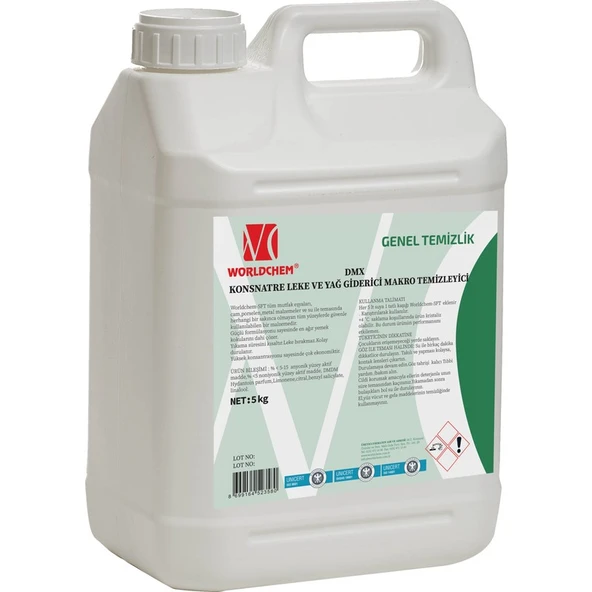 Worldchem Dmx Konsantre Leke ve Yağ Giderici Makro Temizleyici 5 KG ürün görseli 1