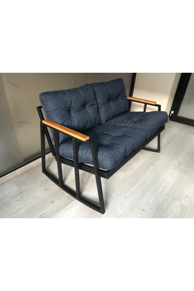 adımshops 2'li Sallanan Sandalye Tv Koltuğu Kafe-balkon-mutfak-berjer-ofis Sallanır Çiftli Koltuk Miami ürün görseli 1