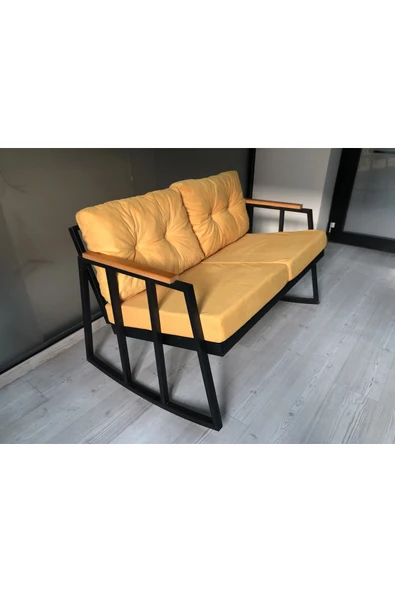 adımshops 2'li Sallanan Sandalye Tv Koltuğu Kafe-balkon-mutfak-berjer-ofis Sallanır Çiftli Koltuk ürün görseli 1