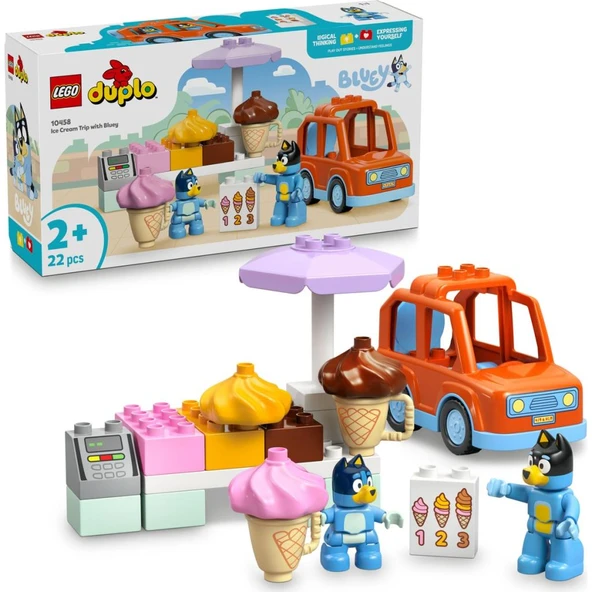 LEGO Duplo Bluey: -Bluey ile Dondurma Gezisi 10458 ürün görseli 1