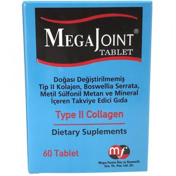 Mega Joint Tip Iı Kolajen 60 Tablet ürün görseli 1