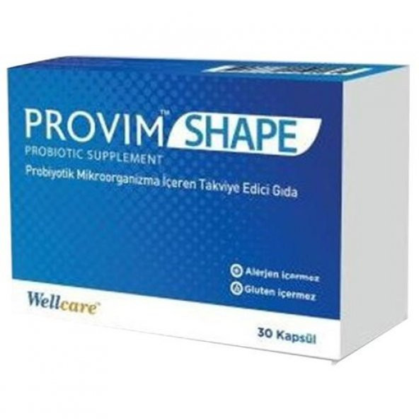 Wellcare Provim Shape 30 Kapsül ürün görseli 1