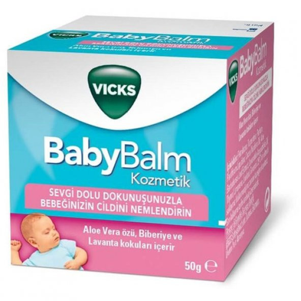 Vicks Baby Balm Nemlendirici 50 gr ürün görseli 1