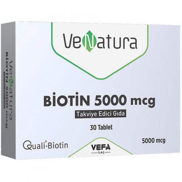 Venatura Biotin 5000 mcg 30 Tablet ürün görseli 1