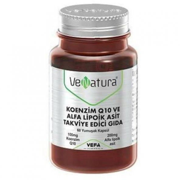 Venatura Koenzim Q10 & Alfa Lipoik Asit 60 Kapsül ürün görseli 1
