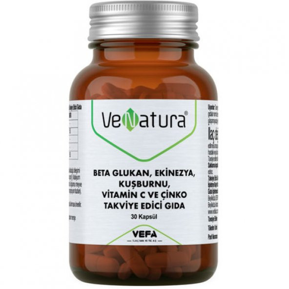 Venatura Beta Glukan Ekinezya Kuşburnu C Vitamini çinko 30 Kapsül ürün görseli 1