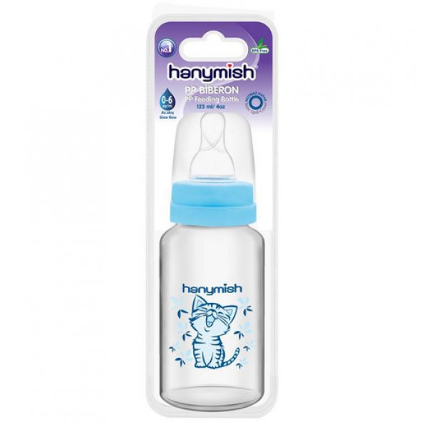 Hanymish PP Biberon 125 ml ürün görseli 1