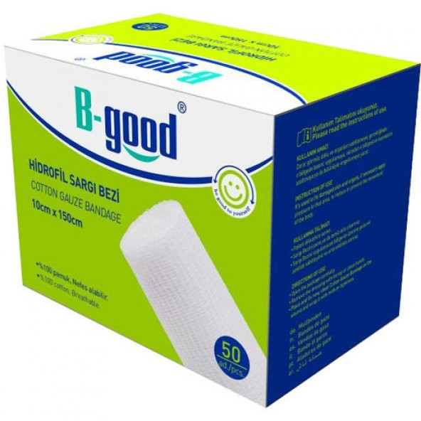 B-Good Sargı Bezi 10 cm x 1,5m ürün görseli 1