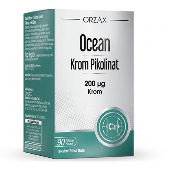 Ocean Krom Pikolinat 200 mcg 90 Kapsül ürün görseli 1