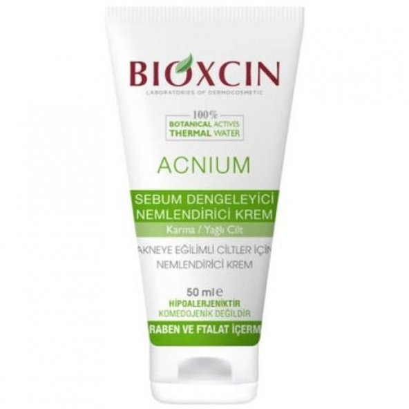 Bioxcin Acnium Sebum Dengeleyici Nemlendirici Krem 50 ml ürün görseli 1