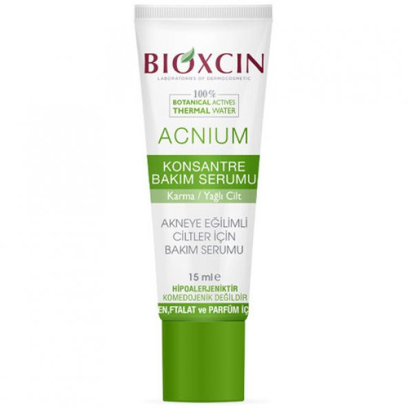 Bioxcin Acnium Karma ve Yağlı Ciltler Için Konsantre Bakım Serumu 15 ml ürün görseli 1