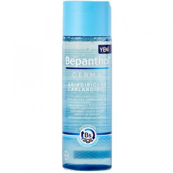 Bepanthol Derma Arındırıcı ve Canlandırıcı Günlük Yüz Temizleme Jeli 200 ml ürün görseli 1