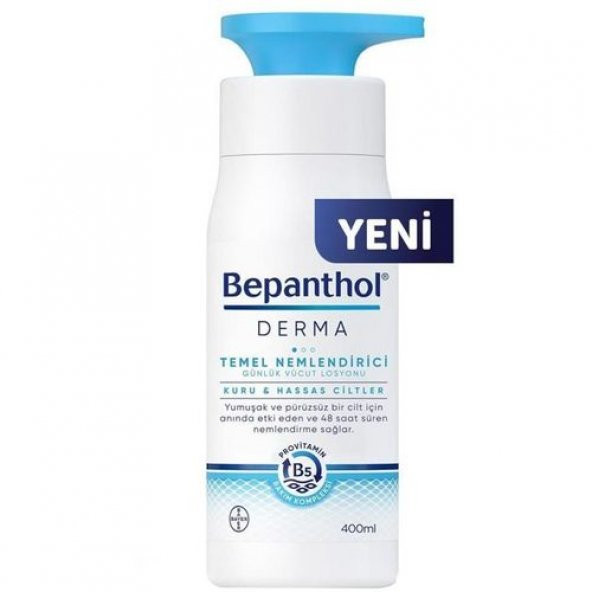 Bepanthol Derma Temel Nemlendirici Günlük Vücut Losyonu 400 ml ürün görseli 1