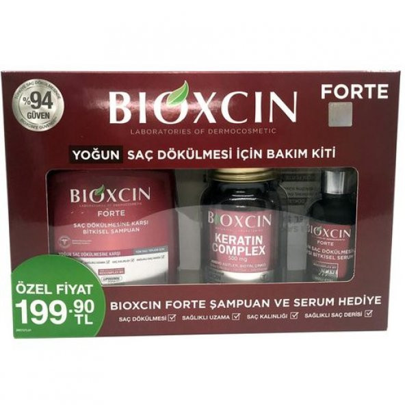Bioxcin Forte Yoğun Saç Dökülmesi İçin Bakım Kiti ürün görseli 1