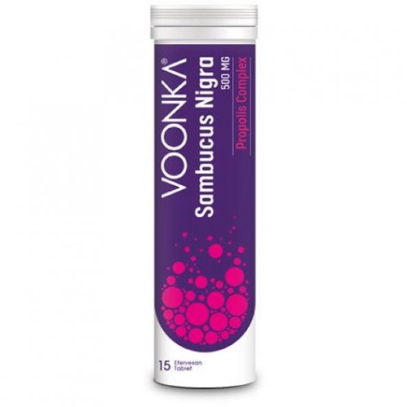 Voonka Sambucus Nigra Propolis Complex 15 Efervesan Tablet ürün görseli 1