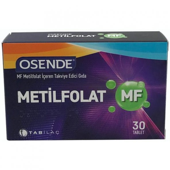 Osende Metilfolat 30 Tablet ürün görseli 1