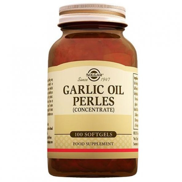 Solgar Garlic Oil 100 Kapsül ürün görseli 1